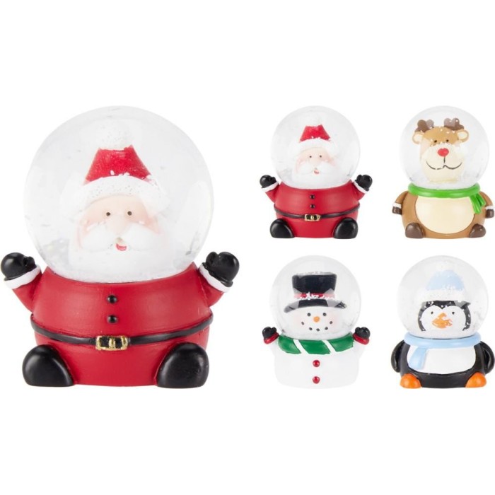 BOLLA ACQUA FIG.NATALE 4CM 4AS